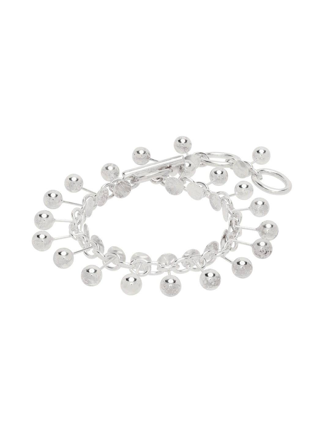 Jil Sander sterling silver band bracelet