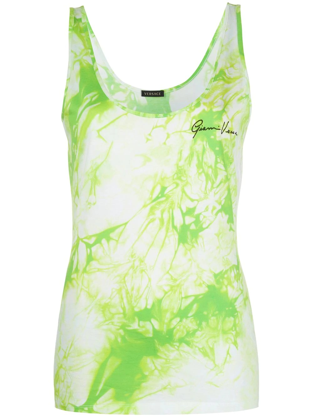 Tie-Dye print sleeveless top - 1