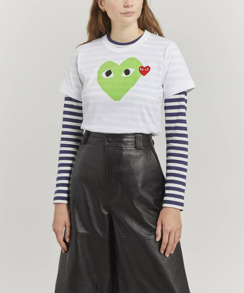 Comme des Garçons PLAY Two Heart T-Shirt outlook