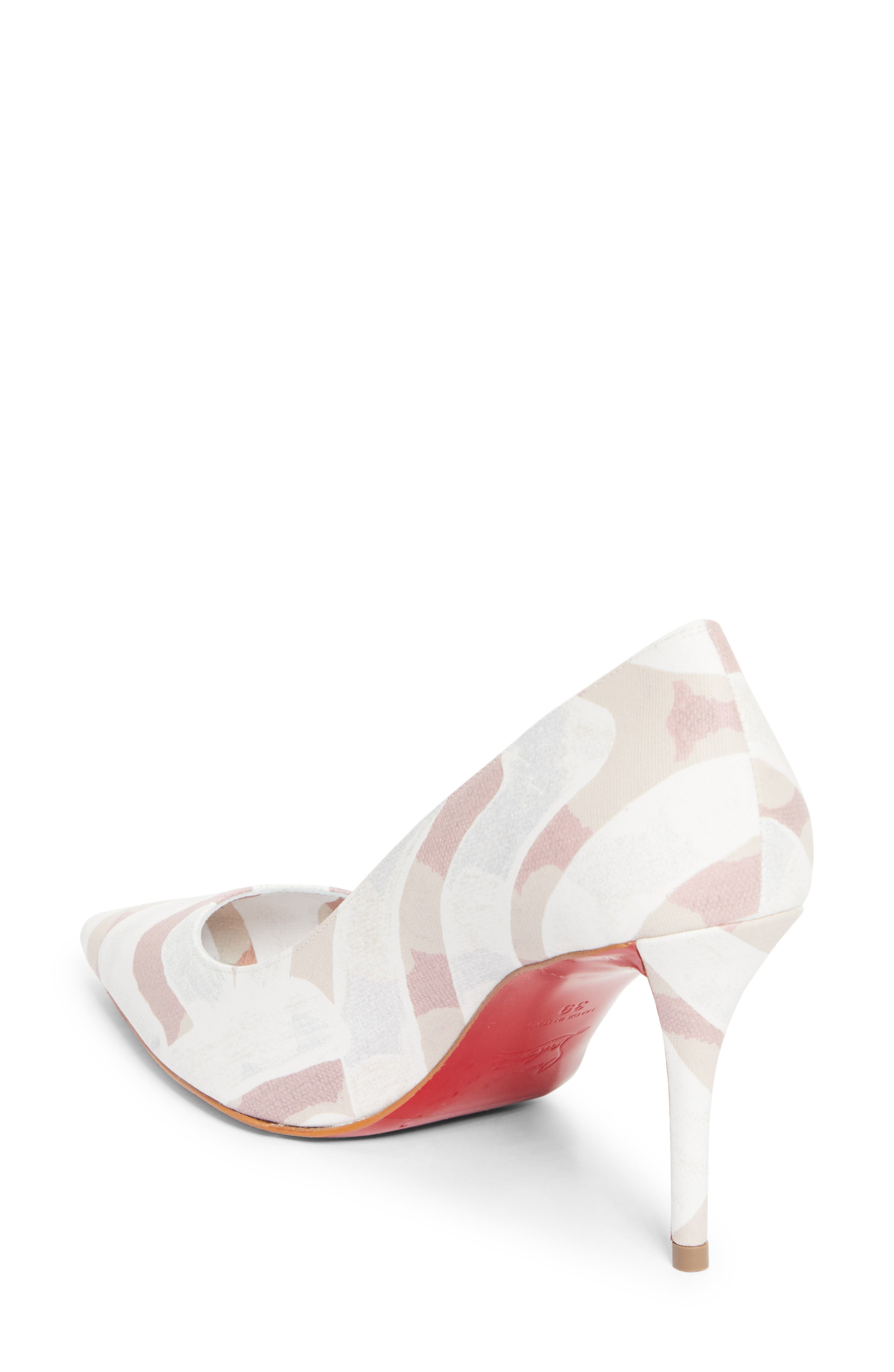 Christian Louboutin Miss Z Pointed Toe Pump in Multi Leche at Nordstrom - 2