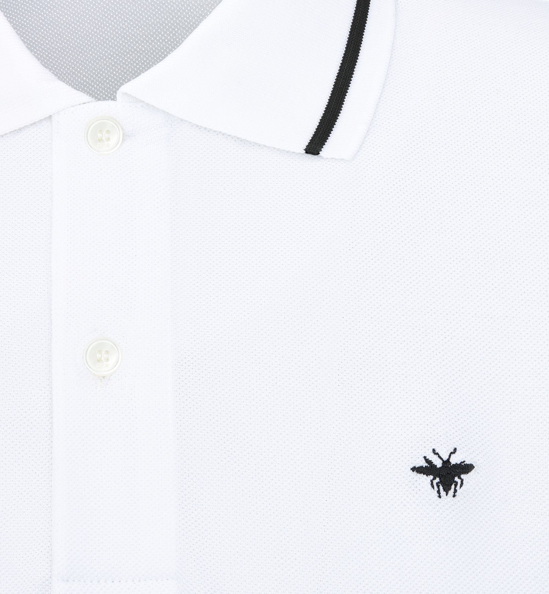 Polo Shirt with Bee Embroidery - 7