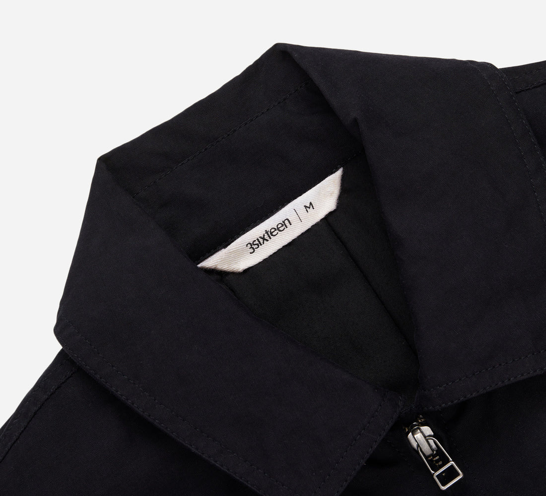 CWU Flight Jacket - Black Cotton/Nylon - 3