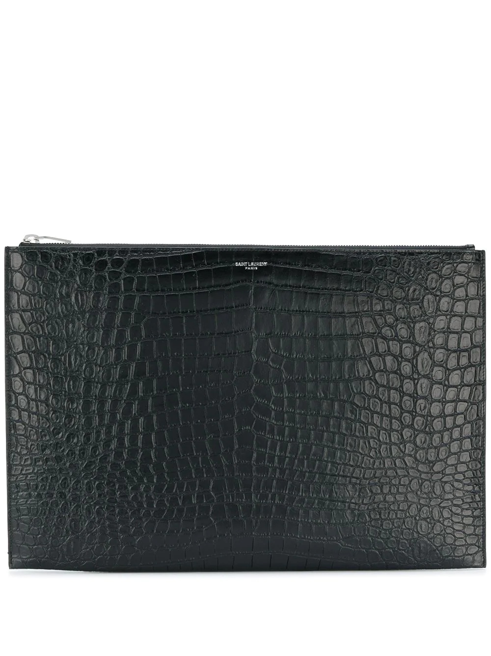 monogram zipped clutch - 1