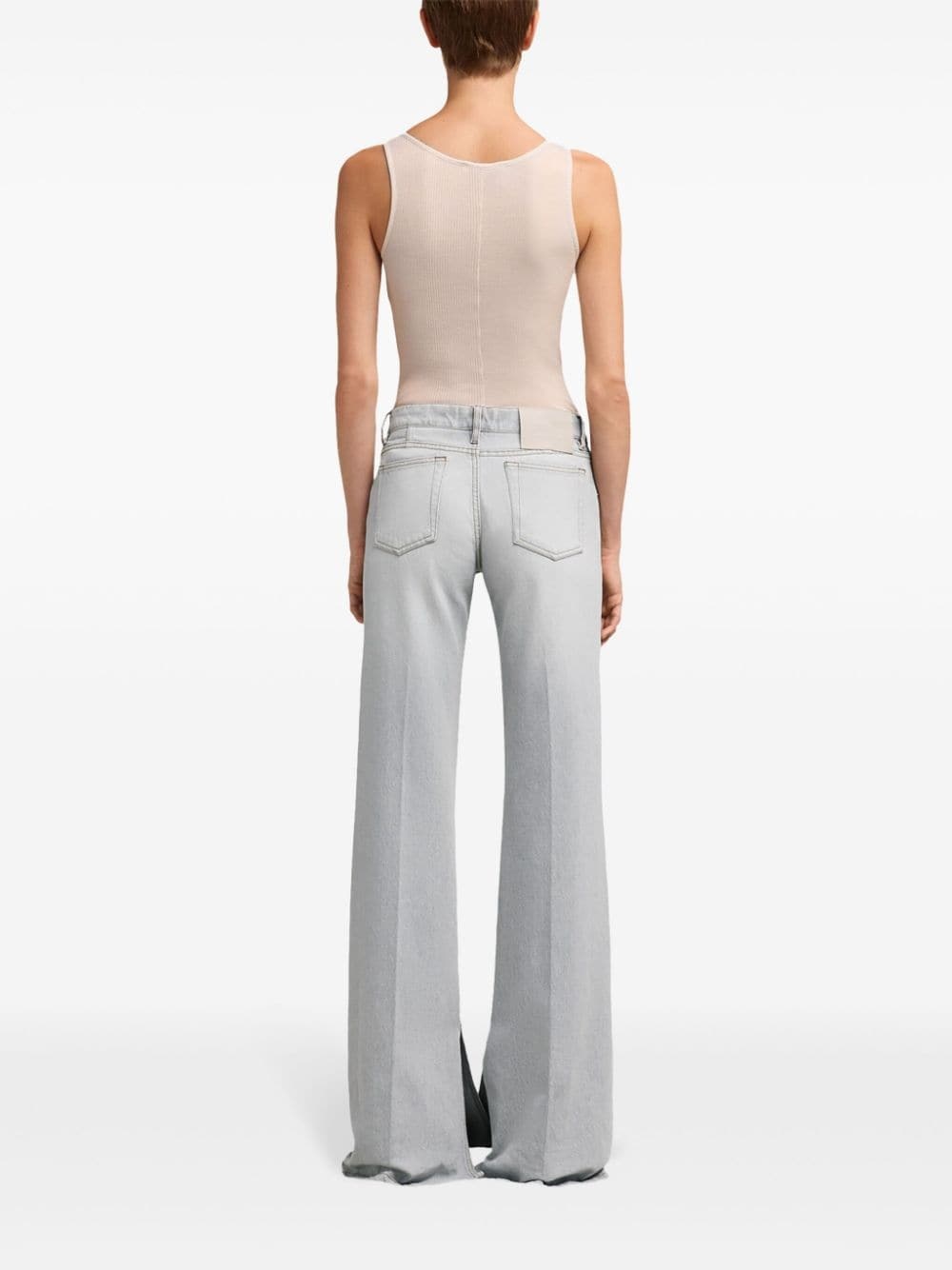 high-rise wide-leg jeans - 4