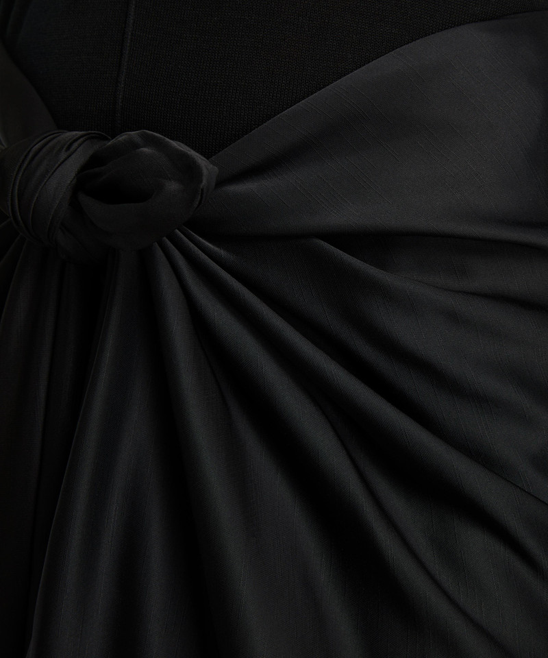 Satin Knot Skirt 5