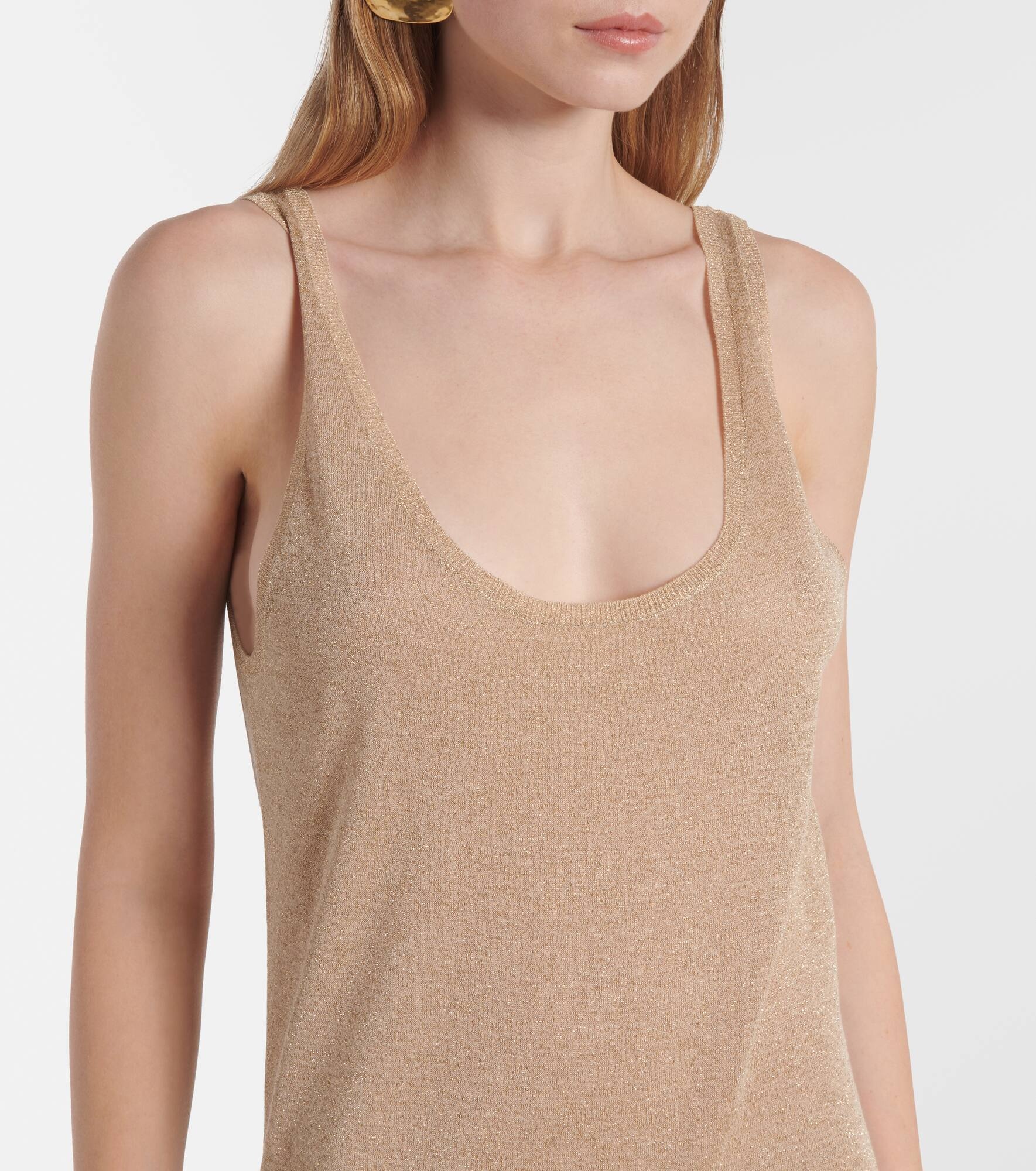 Lamé maxi dress - 4