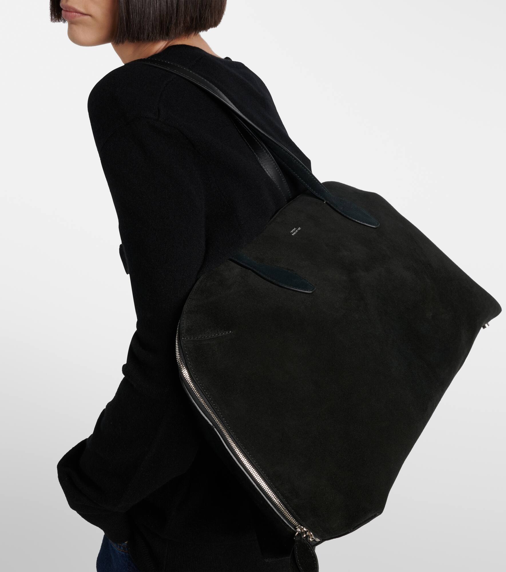 Suede tote bag - 7