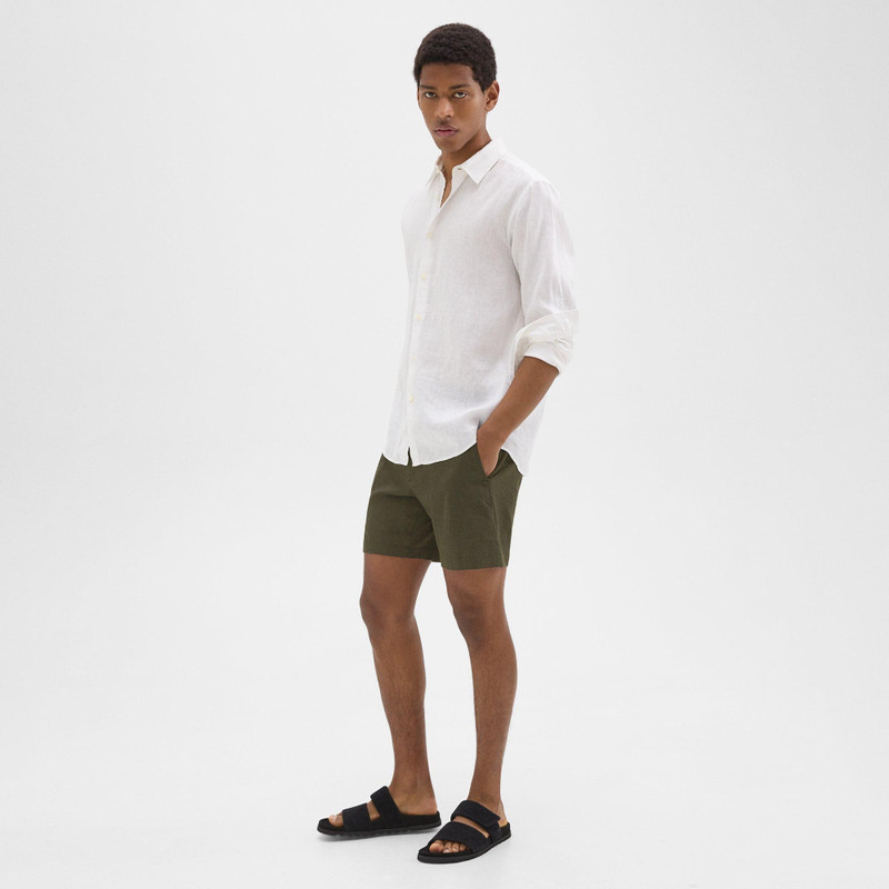 Curtis 7" Drawstring Short in Good Linen 3