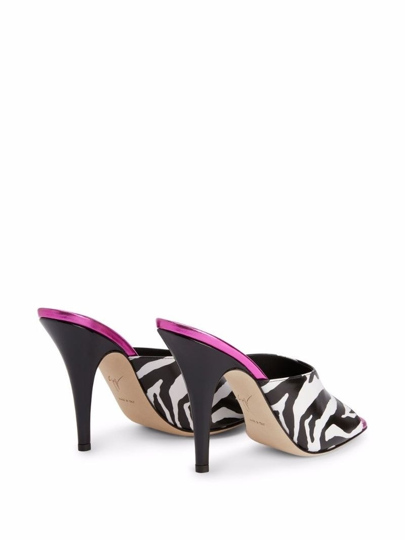 Earthshine zebra-detail sandals - 3