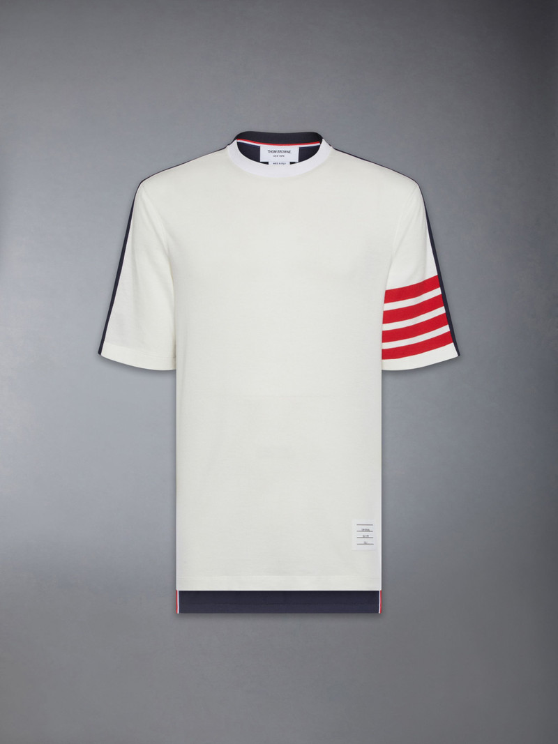 JERSEY 4-BAR COLOR BLOCK TEE 6
