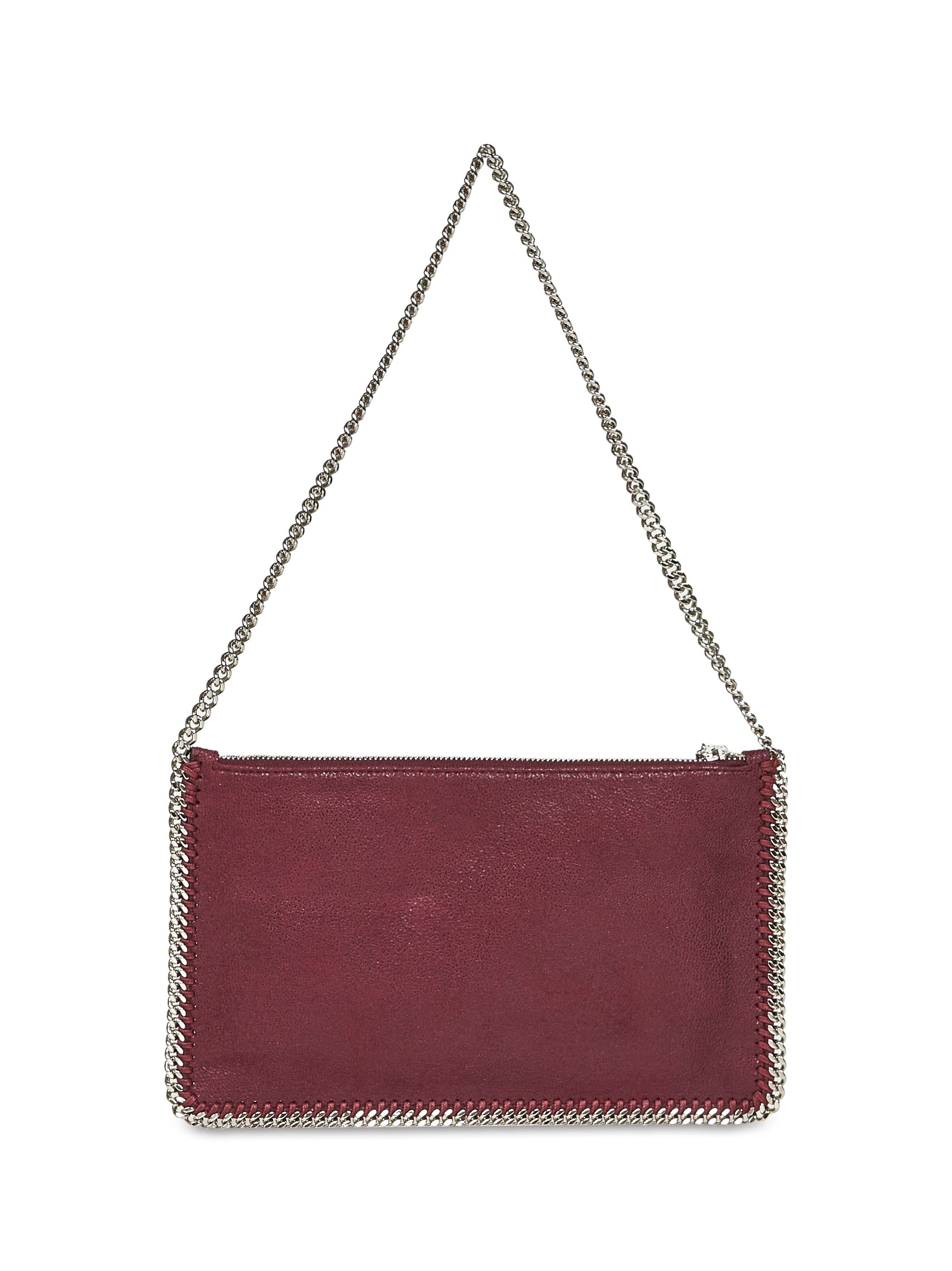 Plum Falabella Pochette shoulder bag - 3