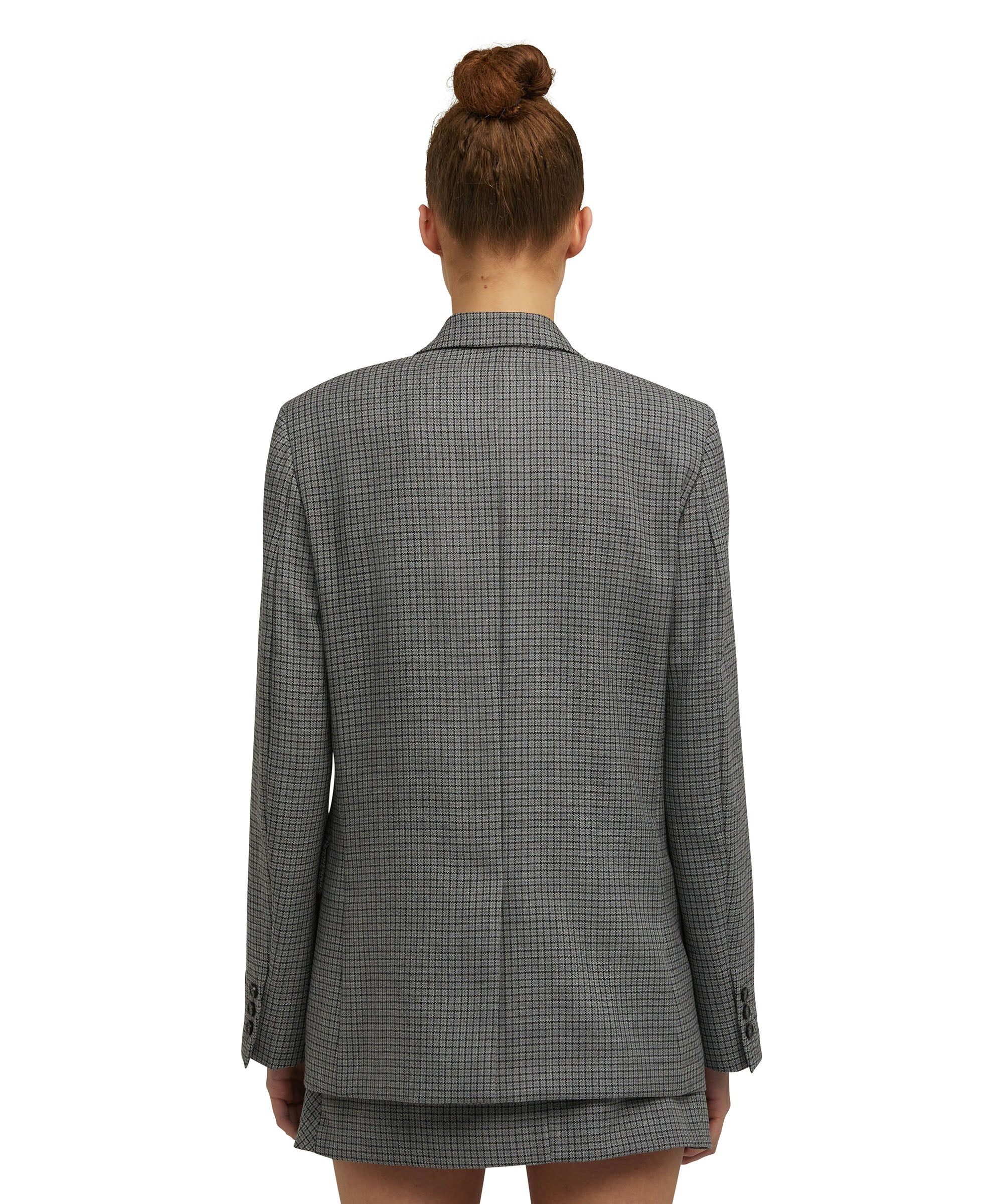 Wool jacket with "Micro Check Wool" motif - 4