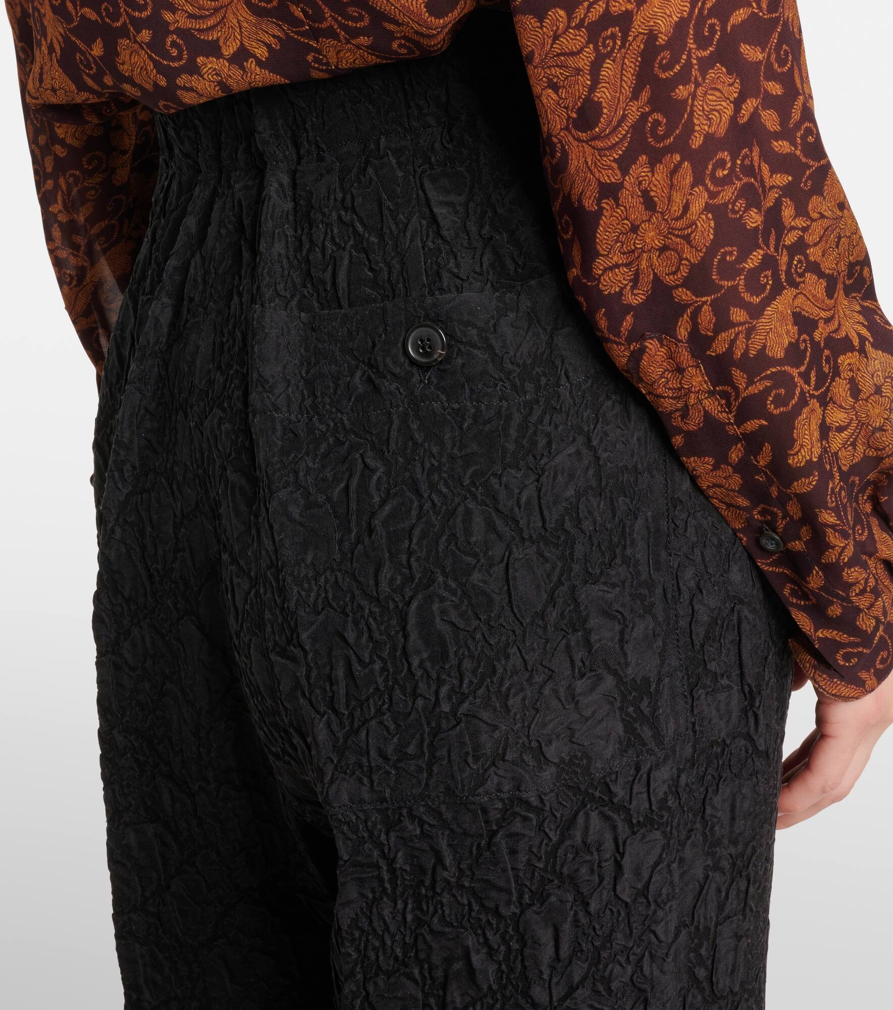 High-rise wide-leg pants - 6