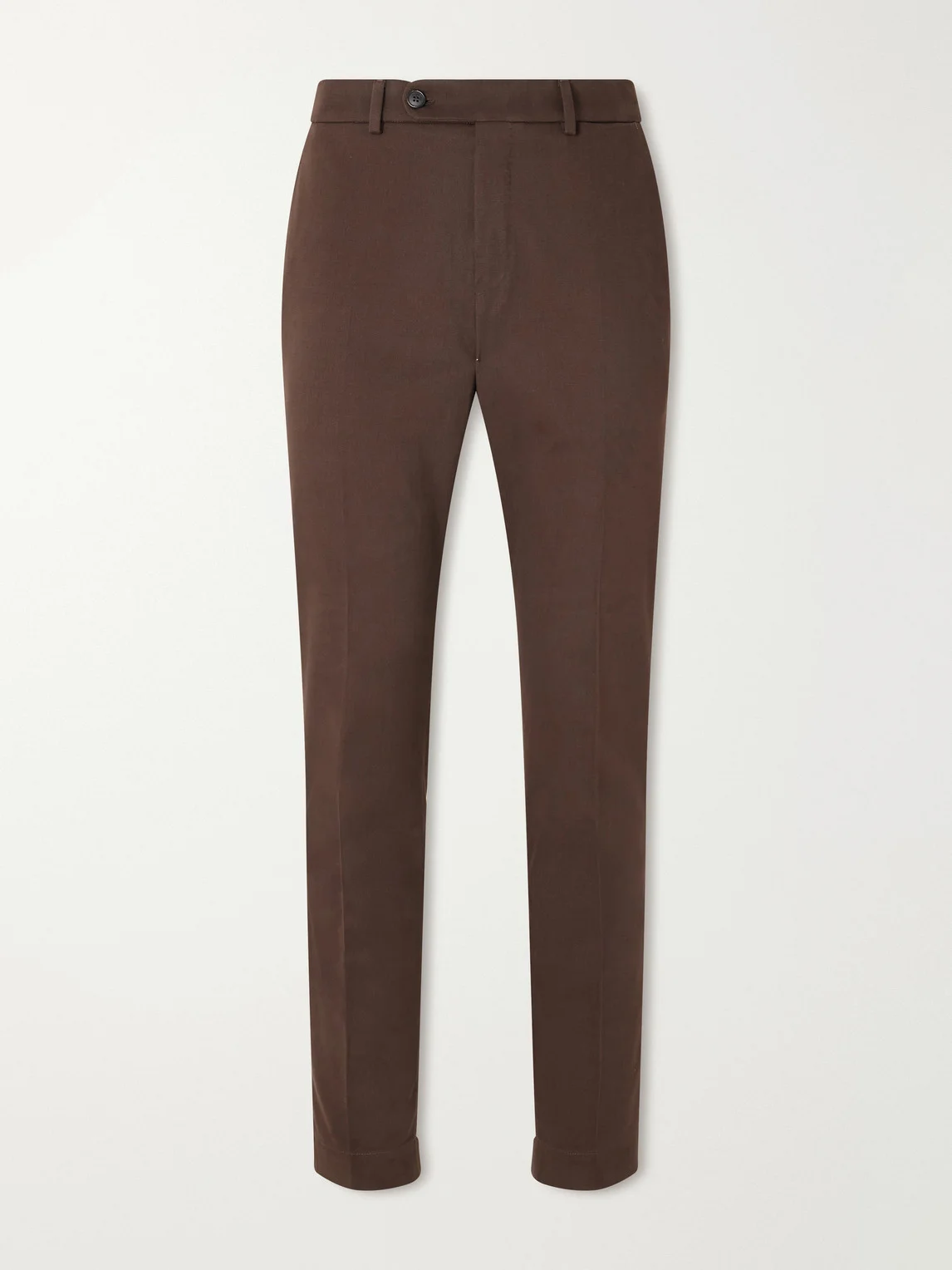 Incotex Tapered Cotton-Blend Twill Trousers - 1