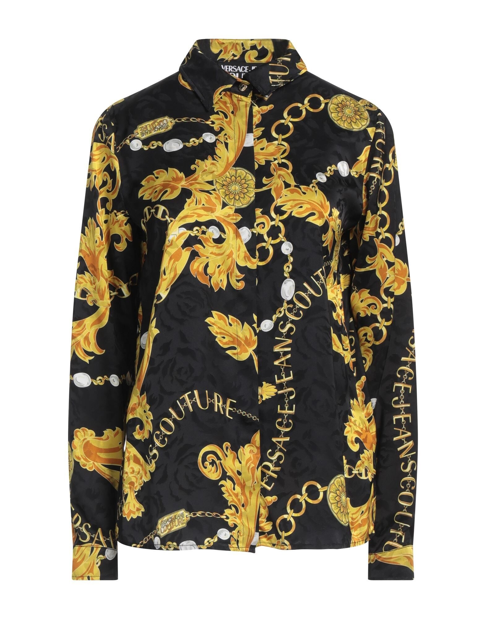 Black Women's Patterned Shirts & Blouses - 1