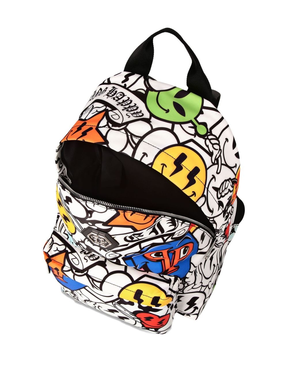 Smile-print backpack - 4