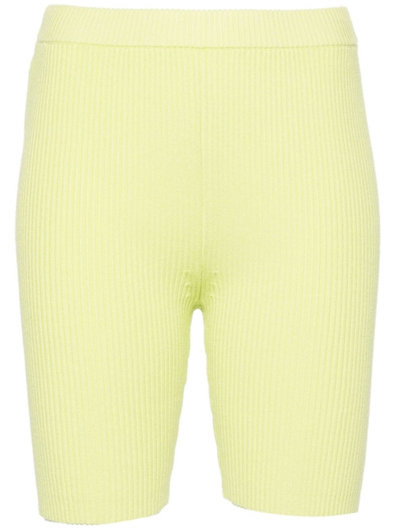Luna ribbed shorts 1