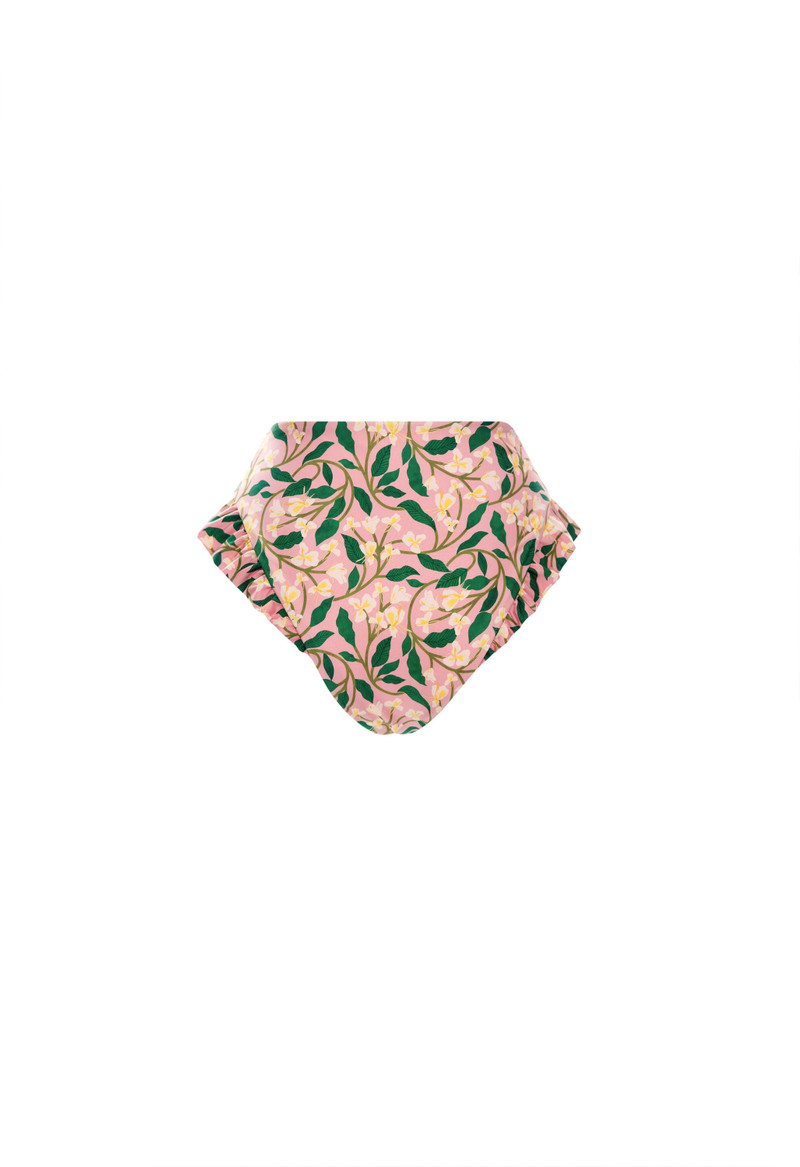 Jengibre Dos Gardenias Rosa Bikini Bottom 3
