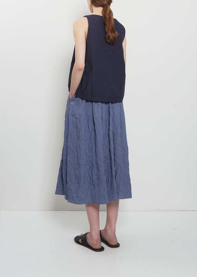 apuntob Cotton Poplin Balloon Hem Tank outlook