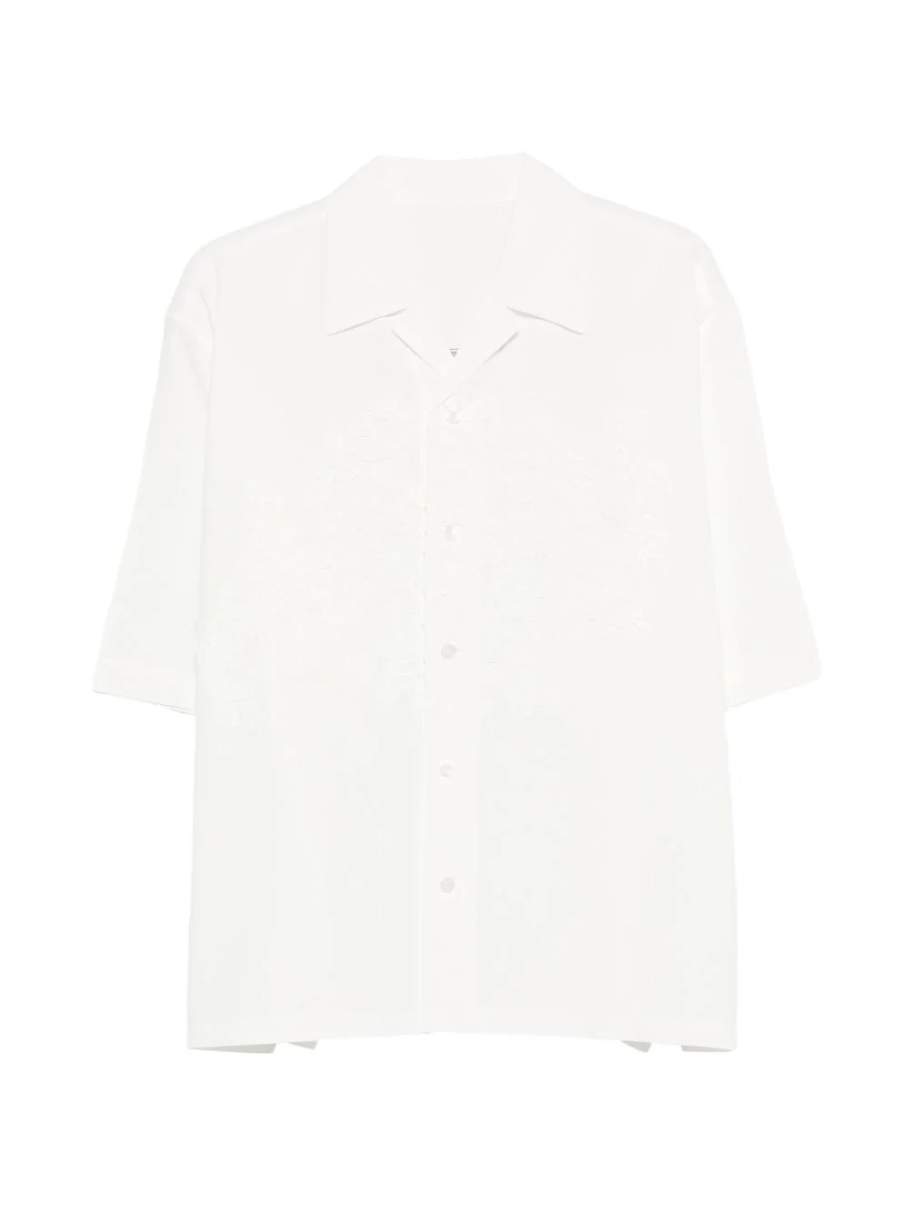 embroidery short-sleeve shirt - 1