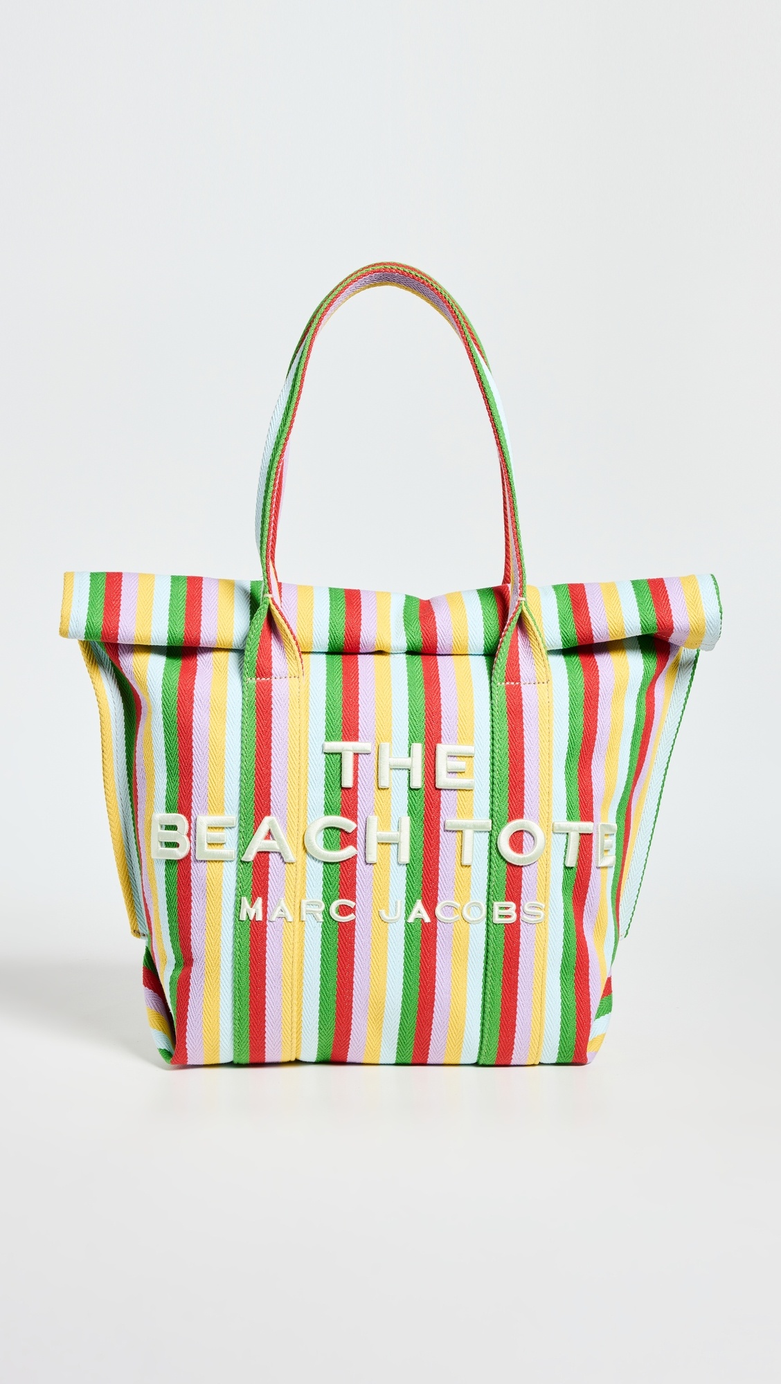 The Striped Jacquard Beach Tote Bag - 1