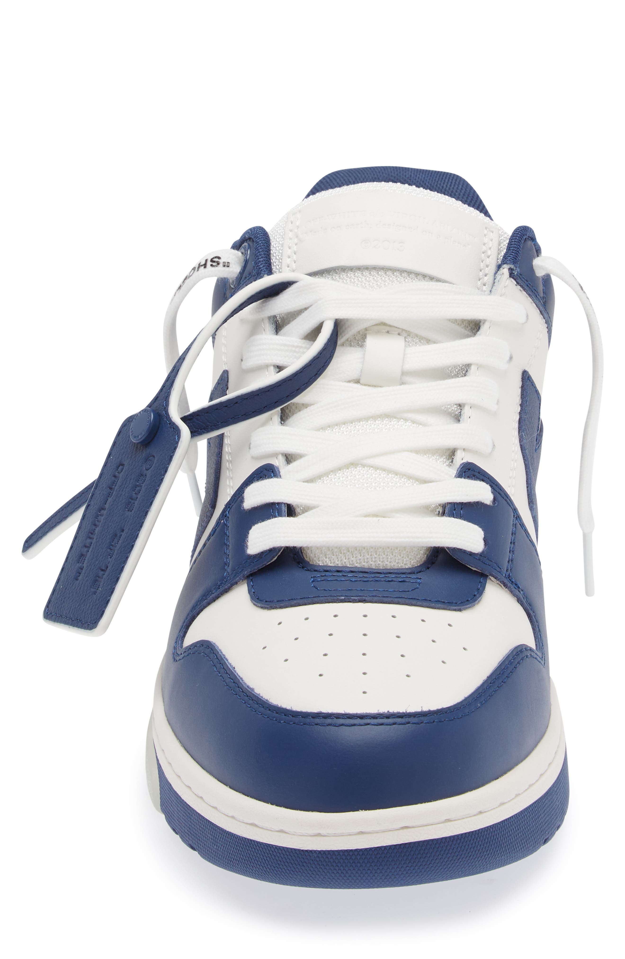 Off-White Out of Office Low Top Sneaker in White/royal Blue at Nordstrom - 4