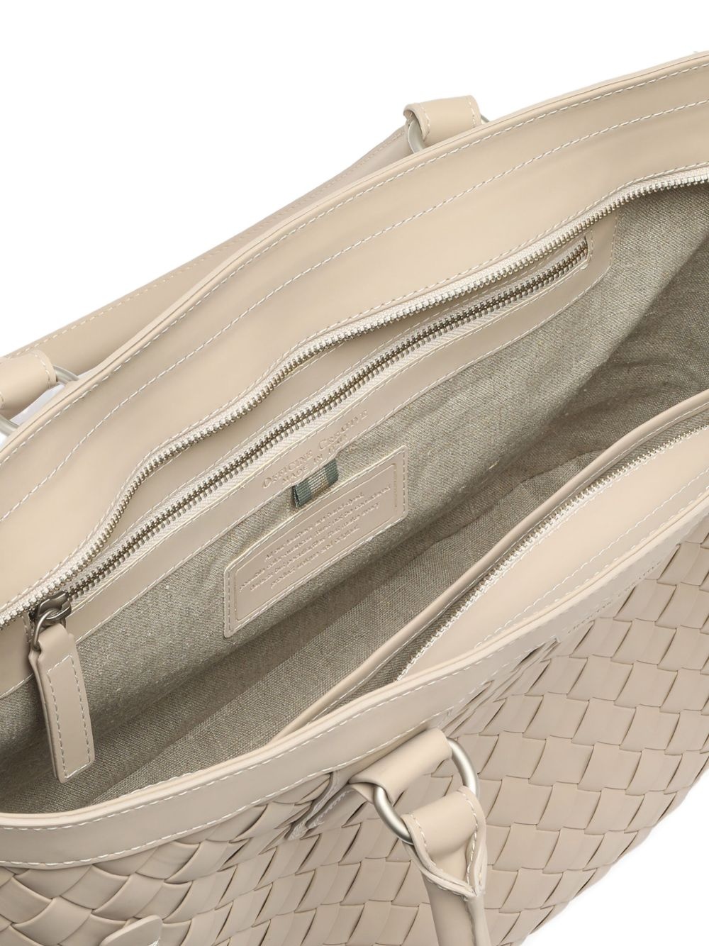 leather tote bag - 6