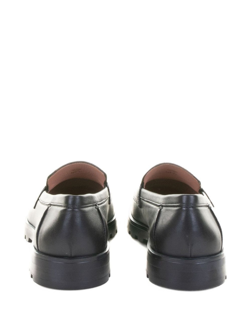 penny-slot leather loafers 3