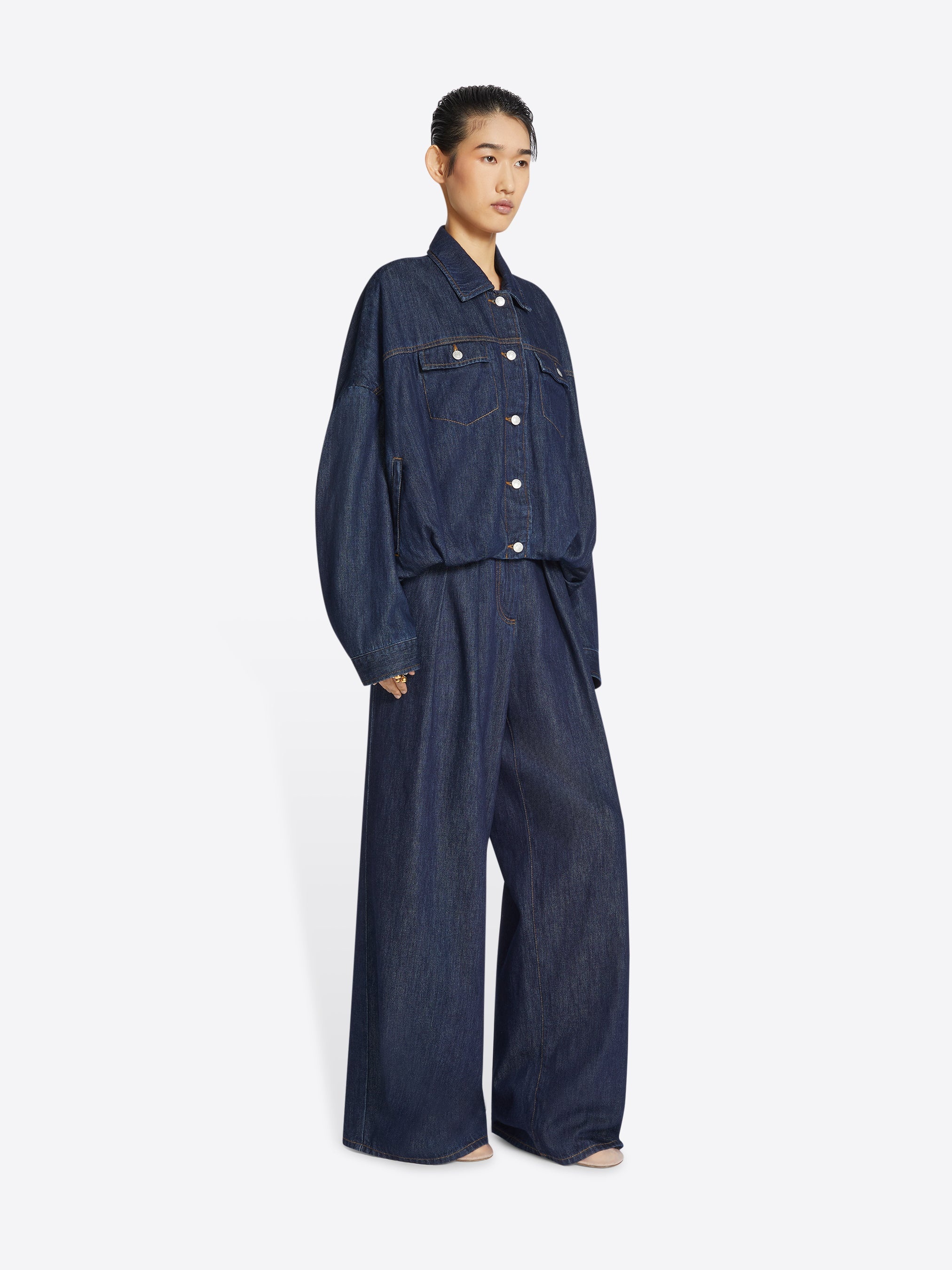DENIM BLOUSON - 3