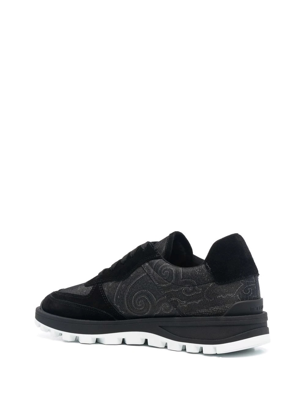 paisley-print low-top sneakers - 3