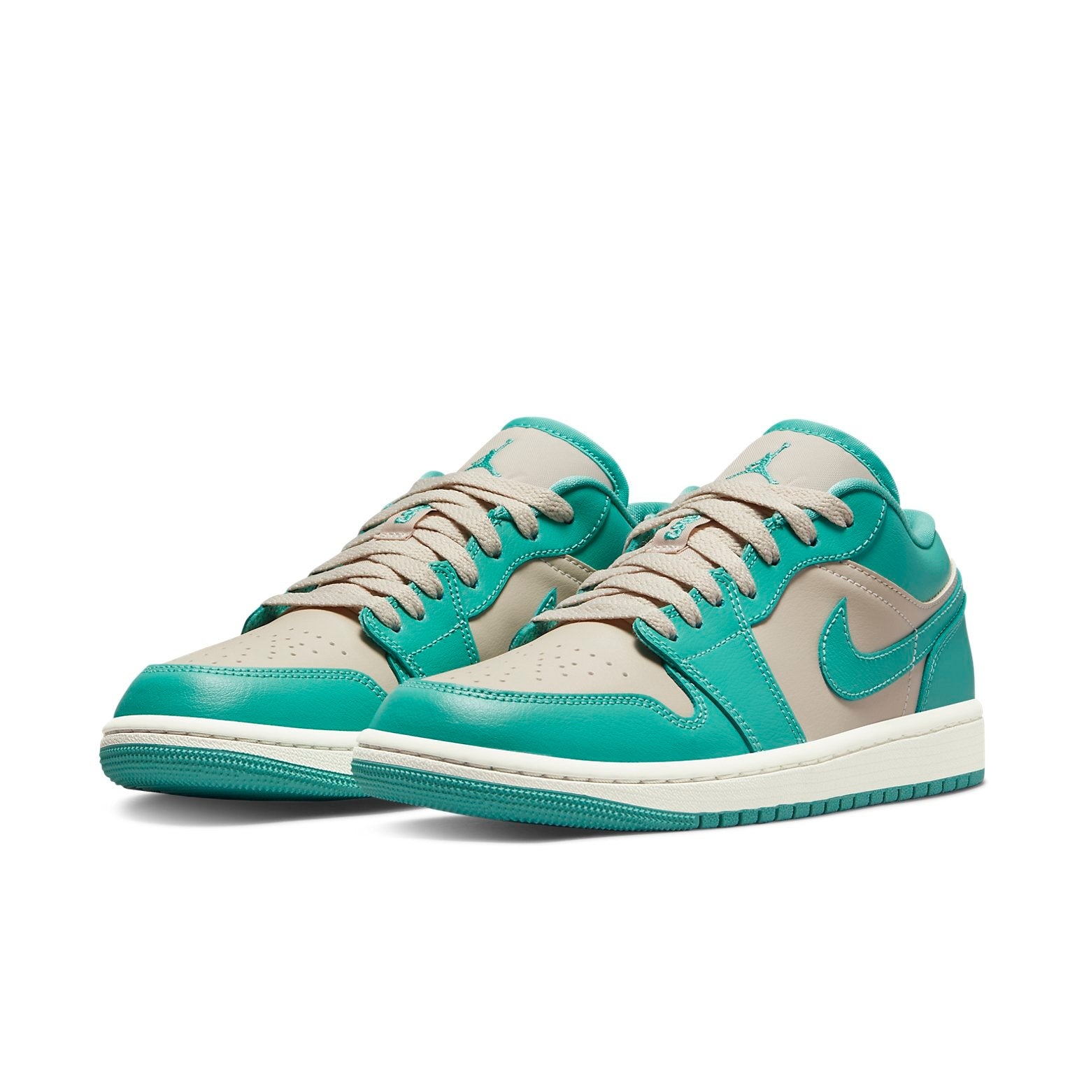 (WMNS) Air Jordan 1 Low 'Tropical Teal Sandy Beige' DC0774-131 - 3