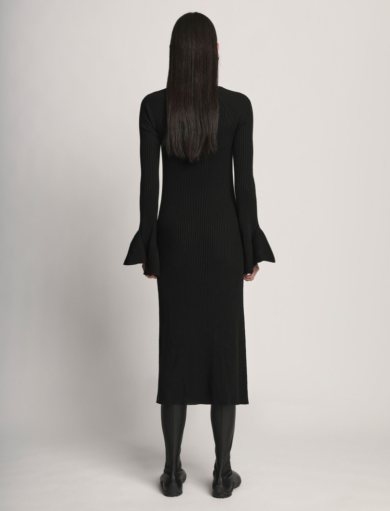 Fluted Rib Knit Dress 4