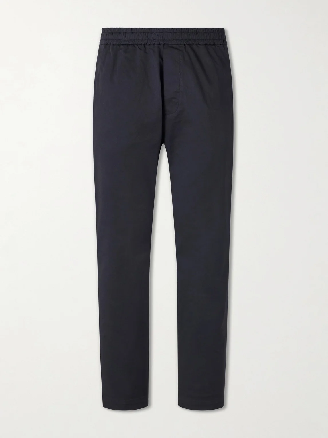 Straight-Leg Cotton-Blend Gabardine Trousers - 1