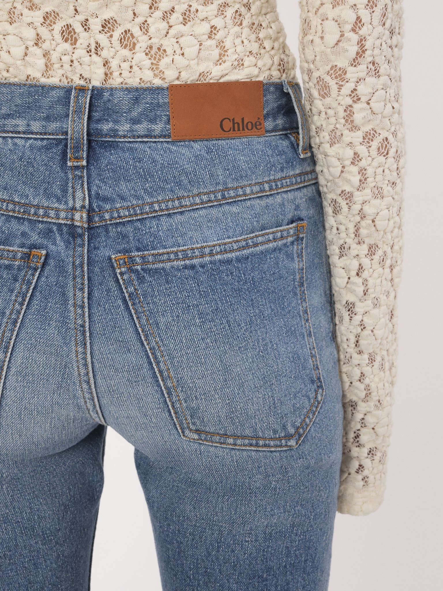 CROPPED STRAIGHT JEANS - 6