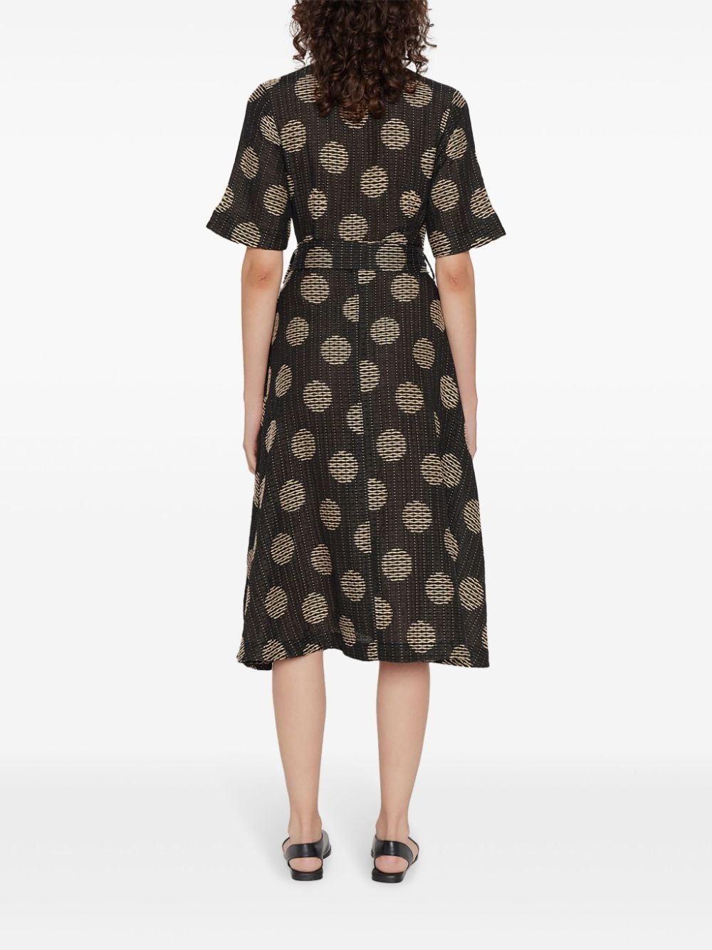 Lee polka-dot midi dress - 3