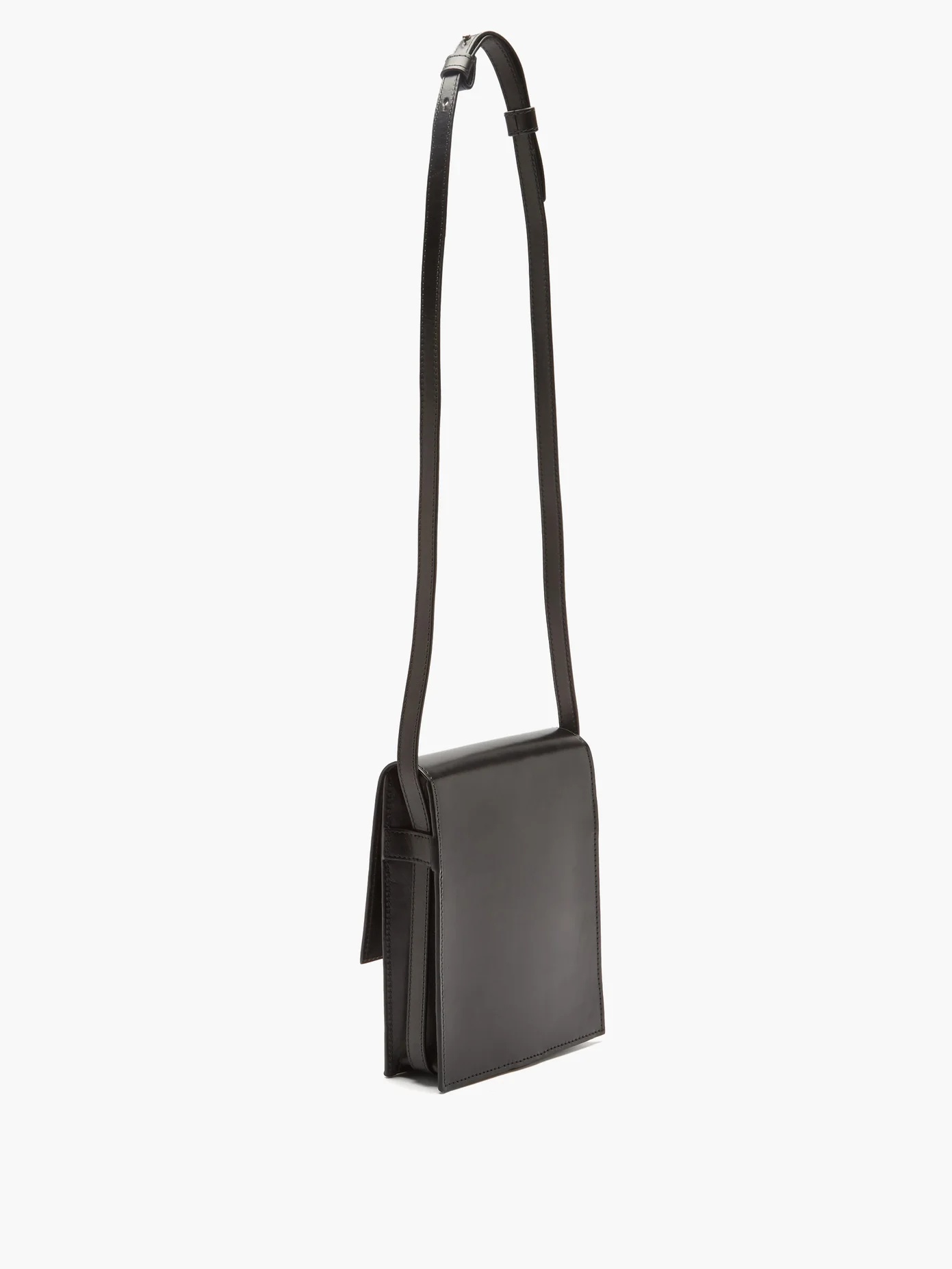 Satchel small leather cross-body bag - 4