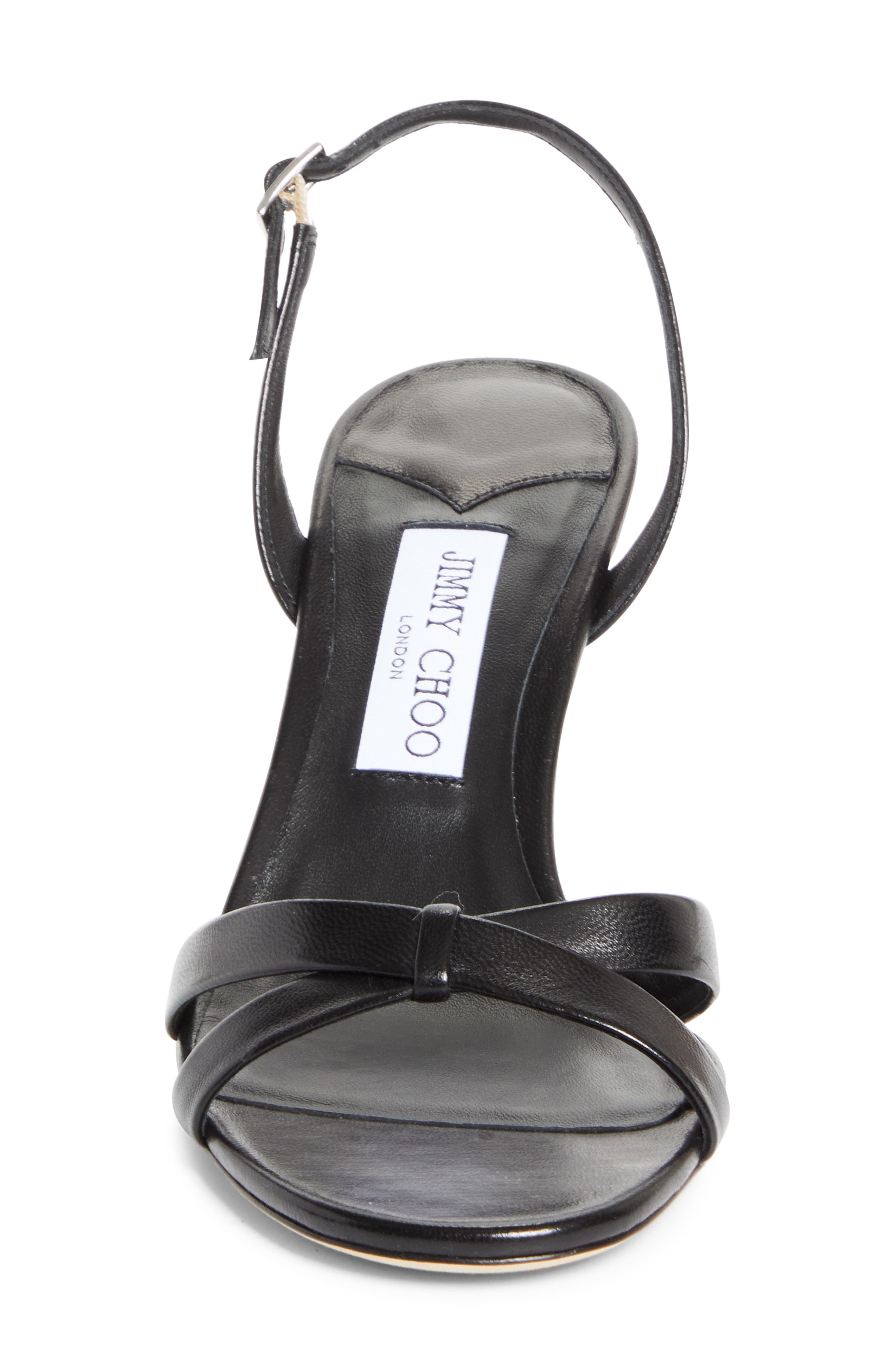Jimmy Choo Elsy Slingback Sandal in Black at Nordstrom - 4