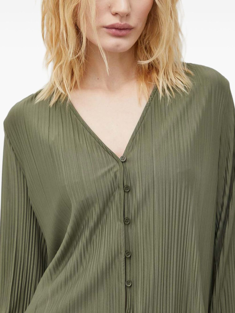 buttoned pleated top 5