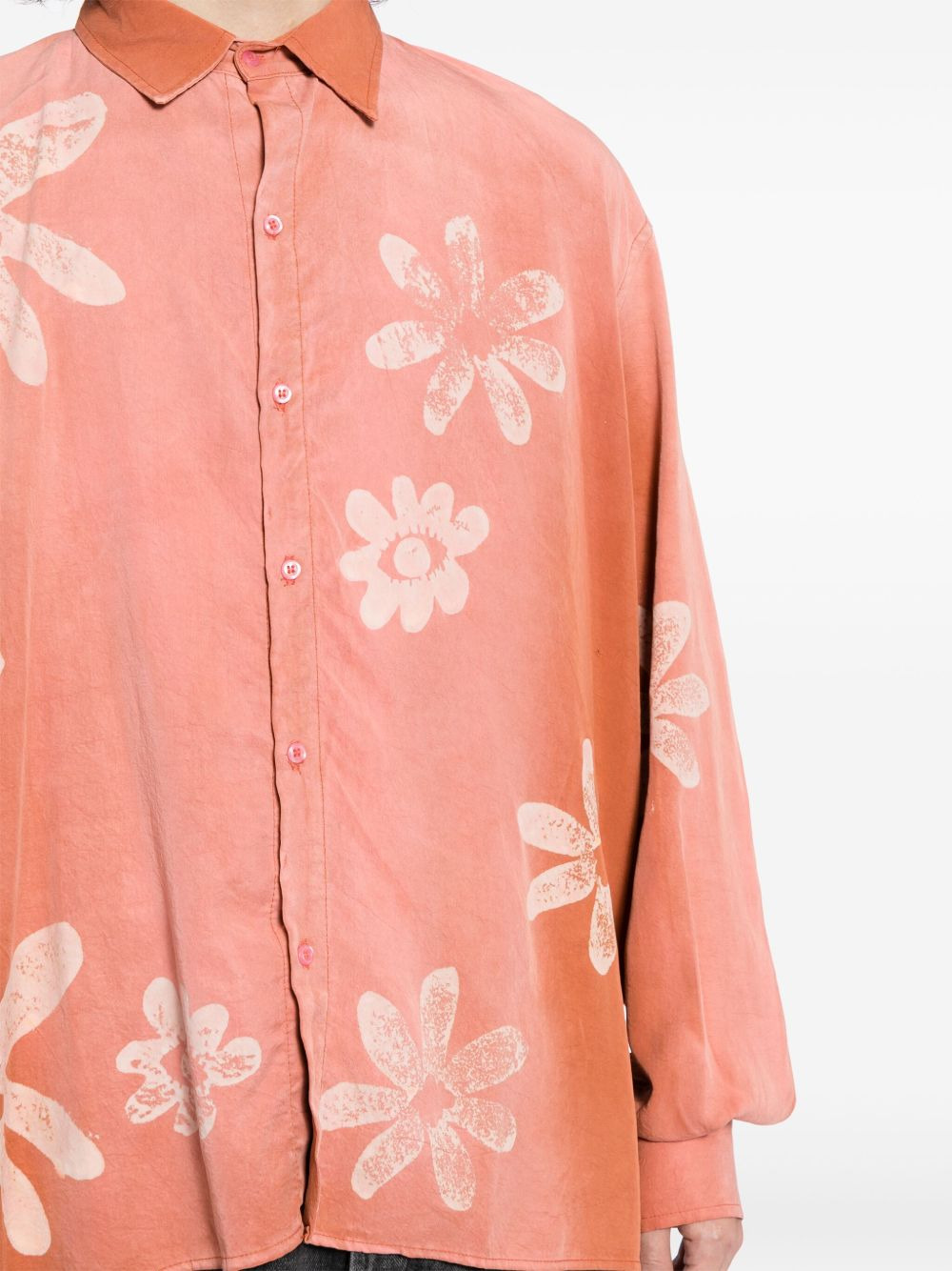 Syd floral-print cotton shirt - 5
