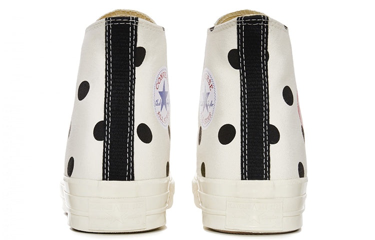 Converse x COMME des GARCONS PLAY Chuck 70 Hi 'White Polka Dot' 157251C - 4