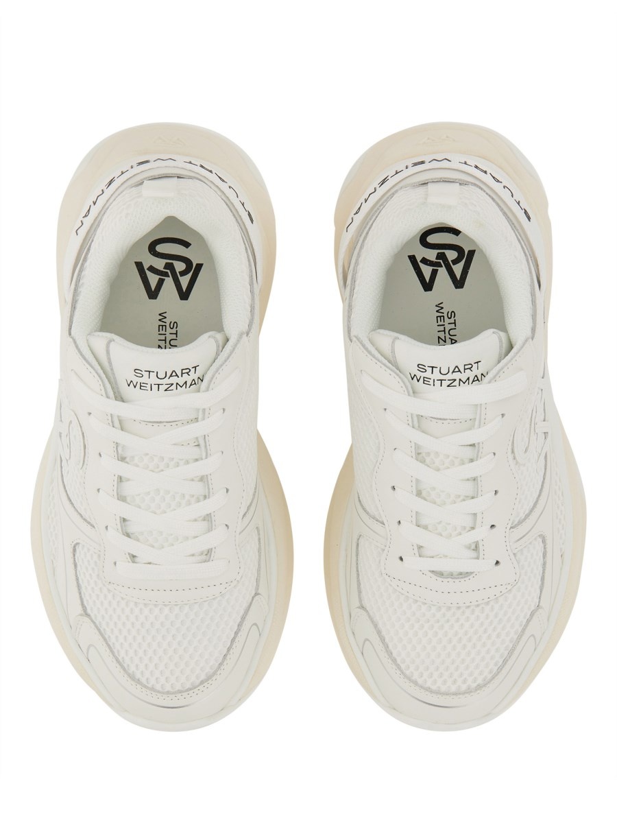 SNEAKER IN PELLE CON LOGO - 2