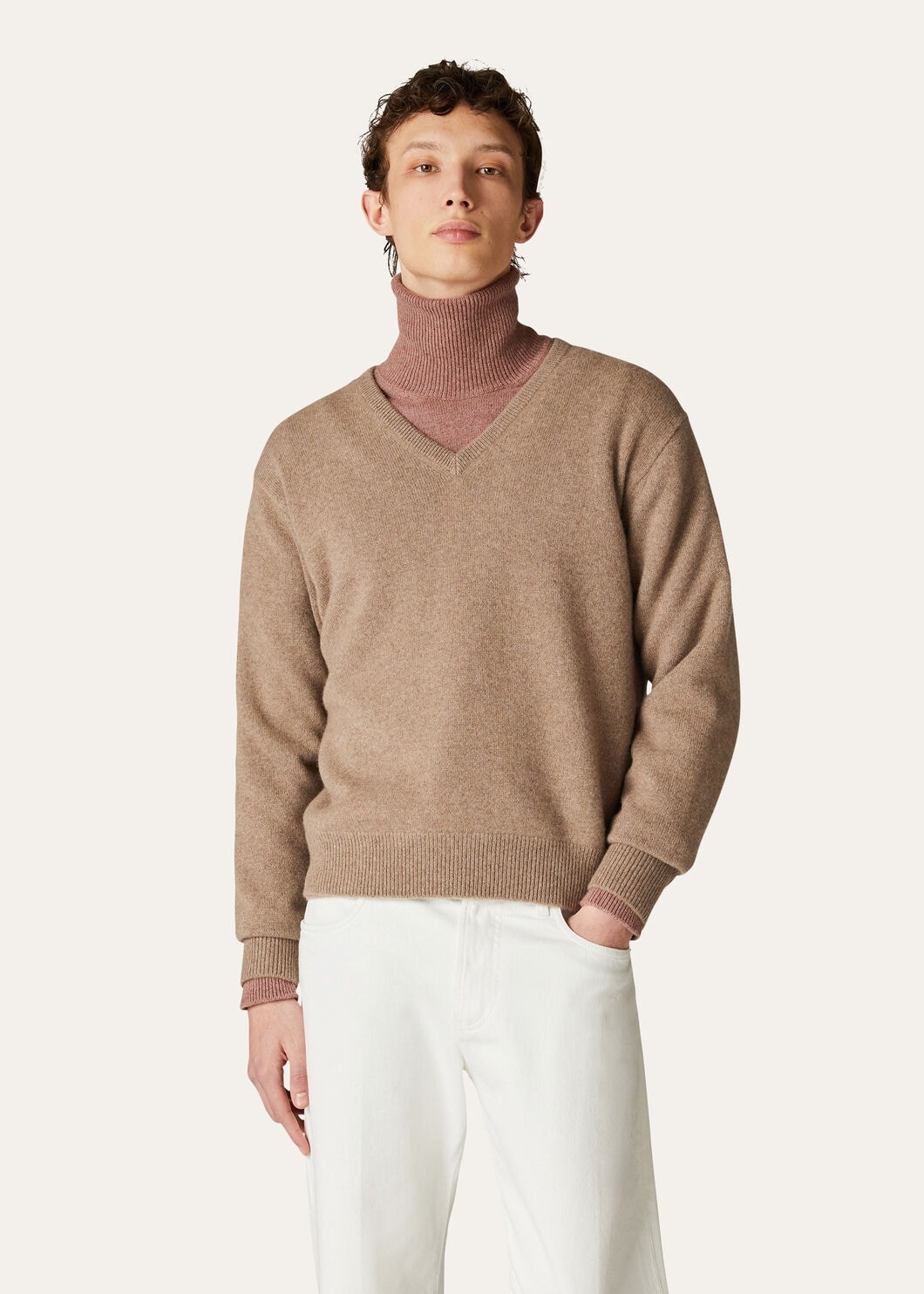 Loro V-Neck Sweater - 3