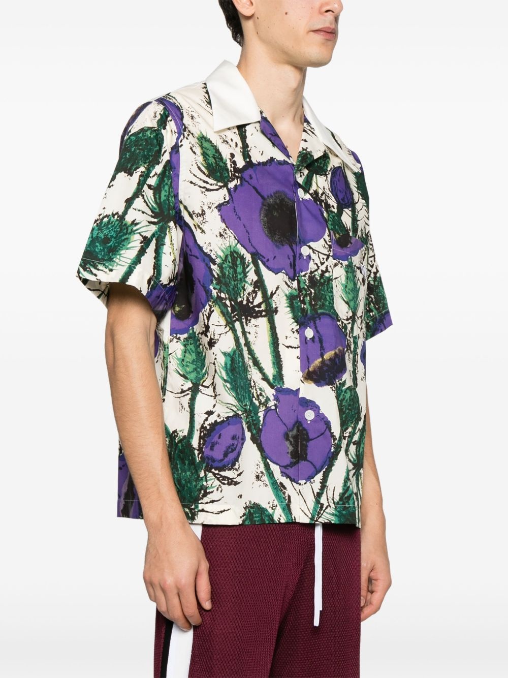 floral-print shirt - 3
