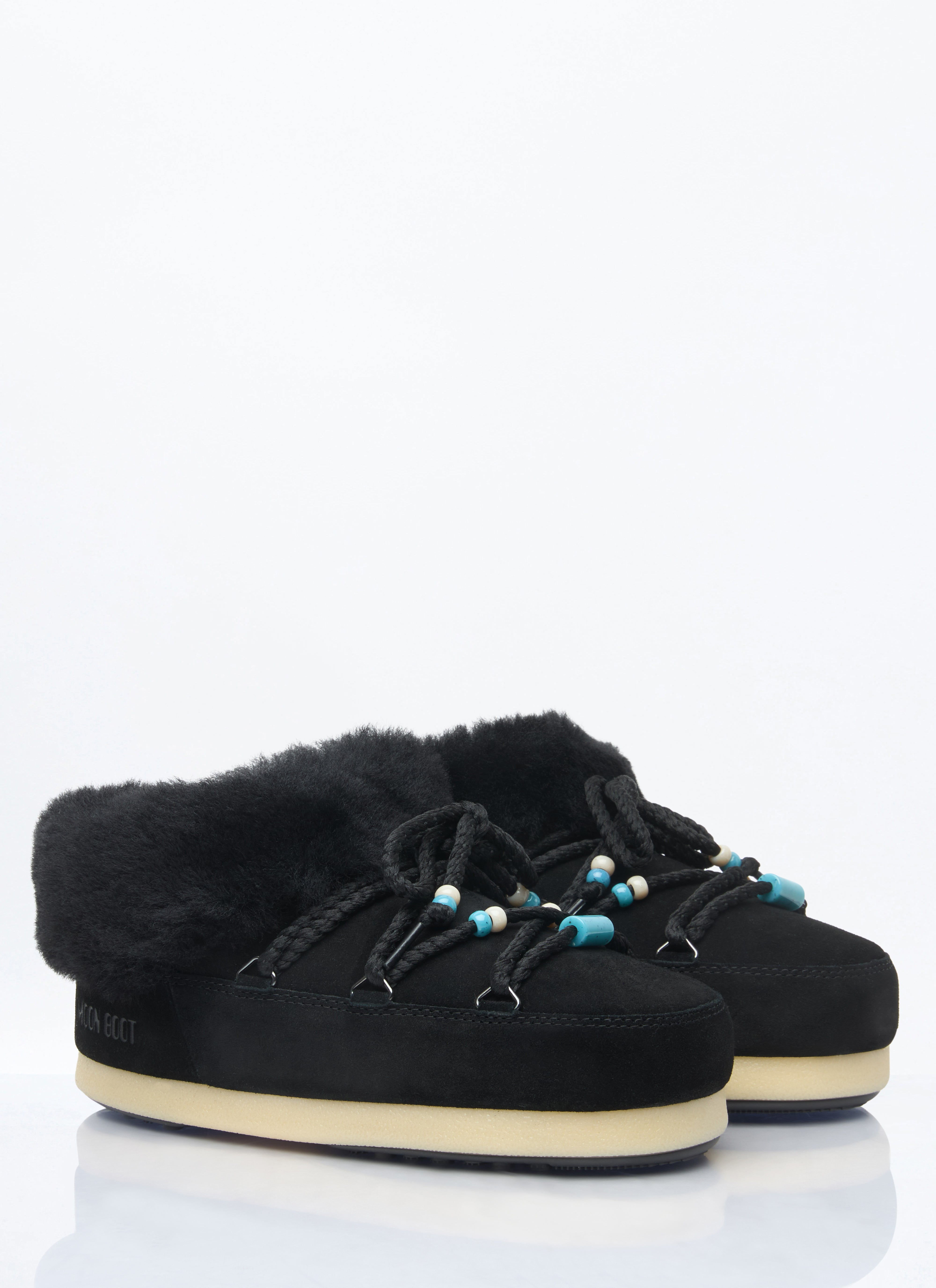 Moon Boot Women Beads Suede Mules - 3
