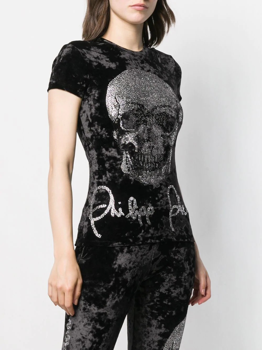 skull print T-shirt - 3