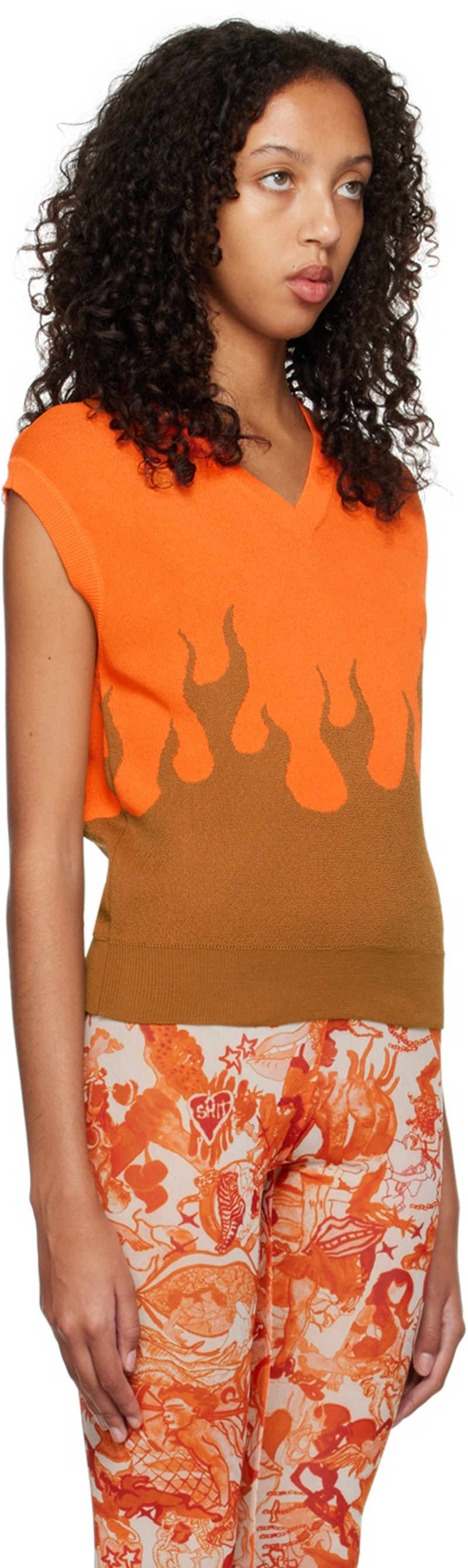 MARCO RAMBALDI SSENSE Exclusive Orange Vest outlook