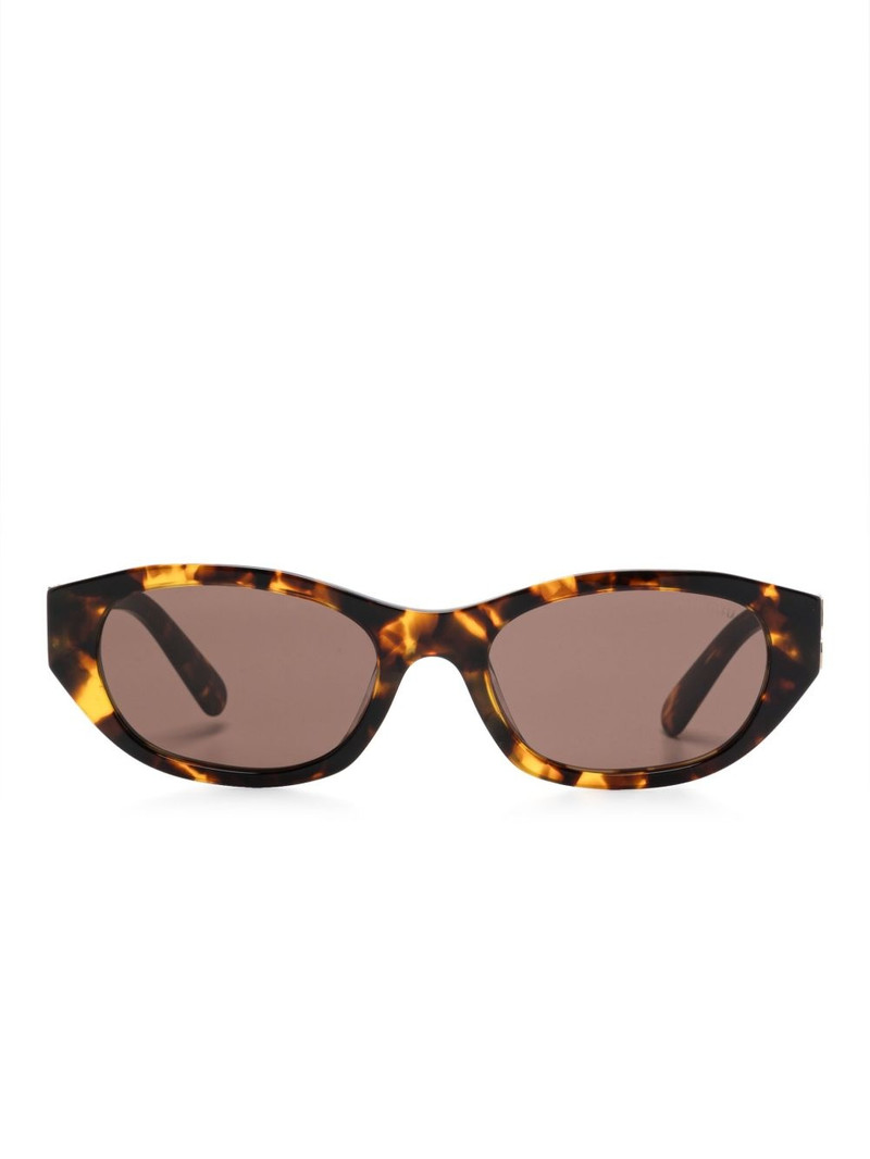 tortoiseshell-effect sunglasses 1