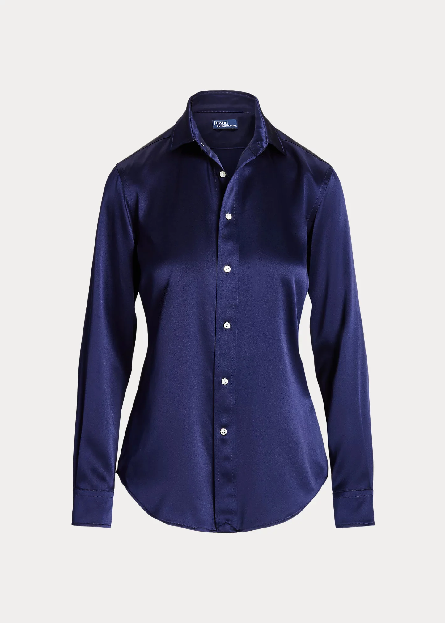 Slim Fit Silk Shirt - 1