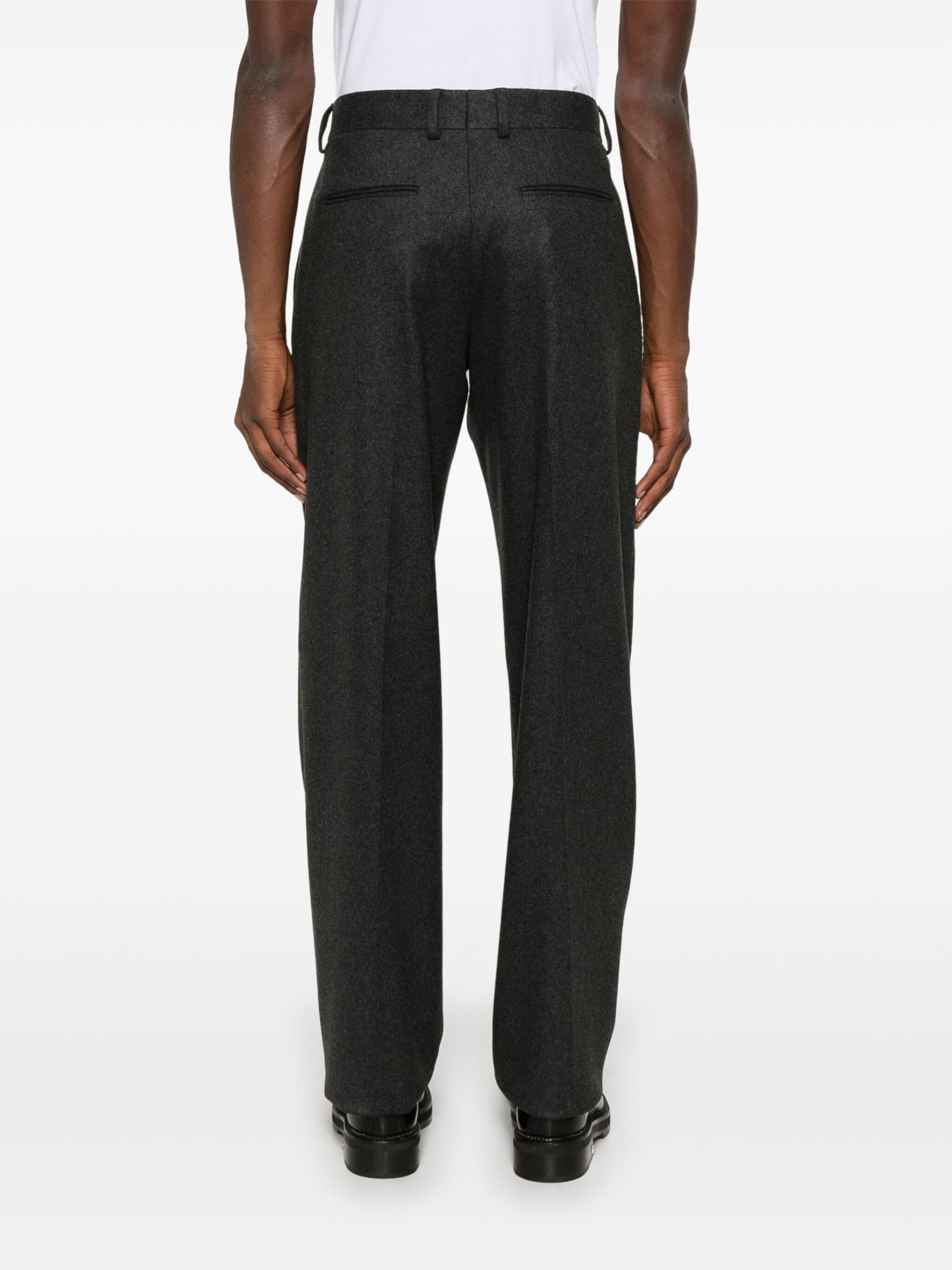 Tailored Straight Trousers - 4