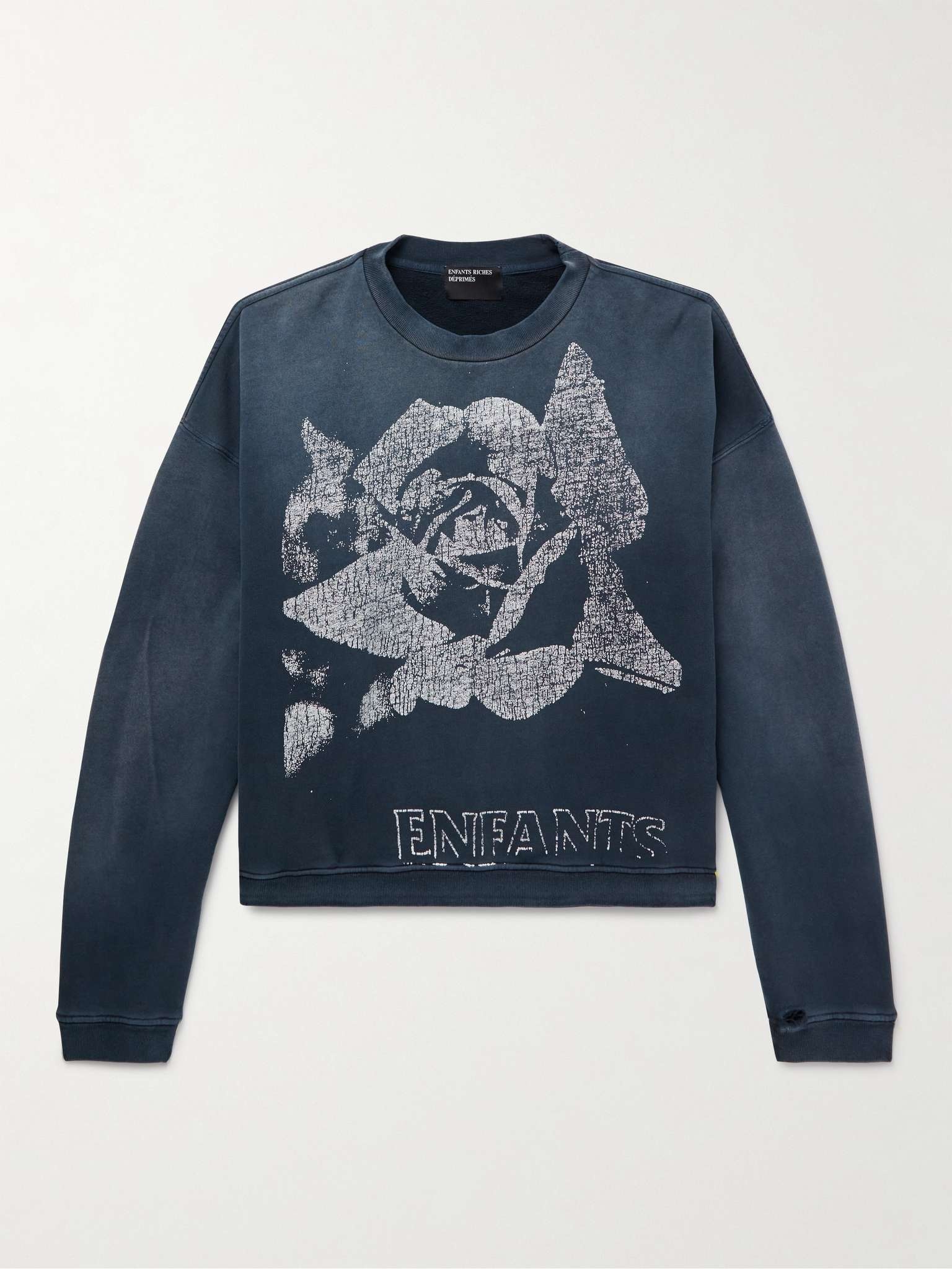 Logo-Print Cotton-Jersey Sweatshirt - 1